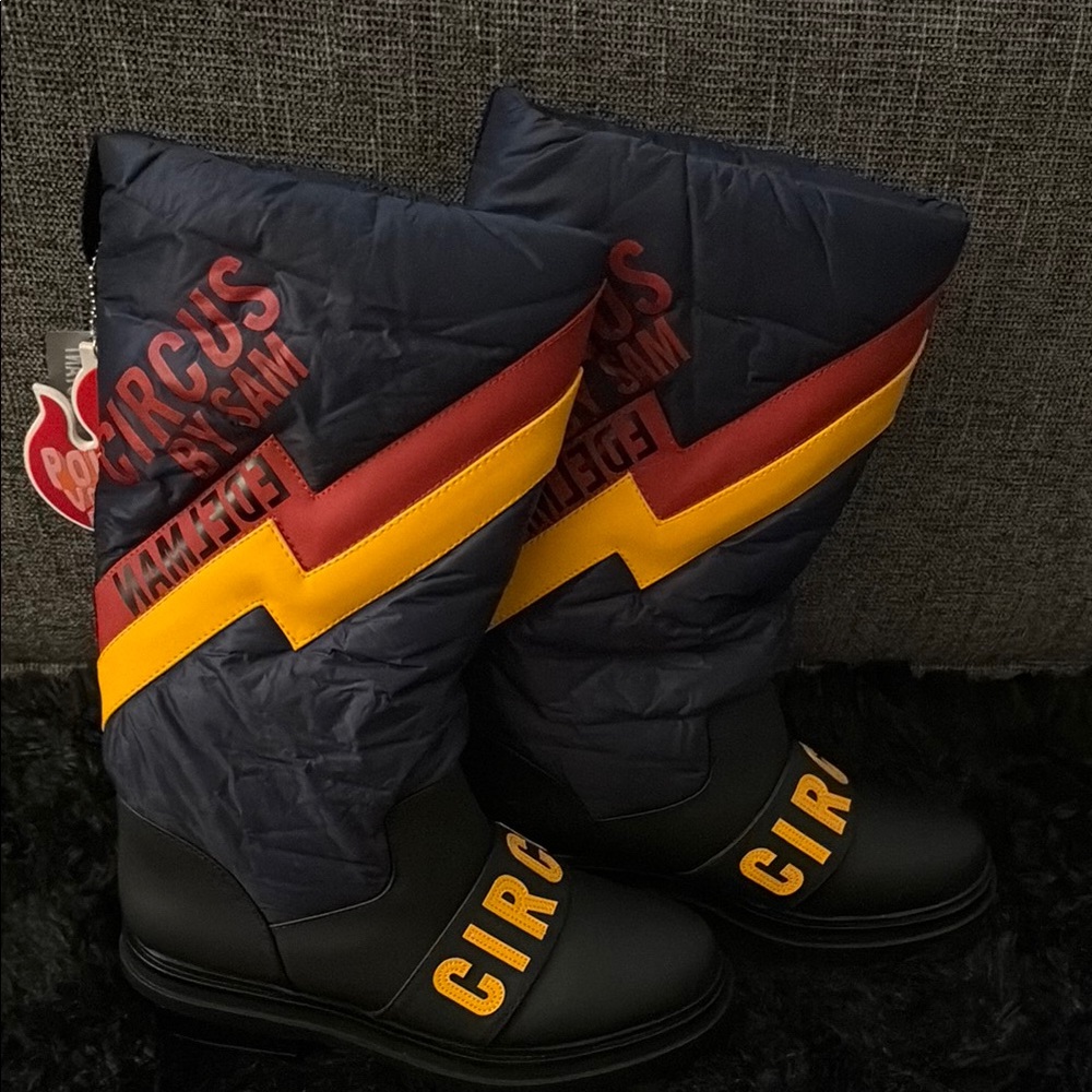 New! Circus by Sam Edelman Navy and Black Boots